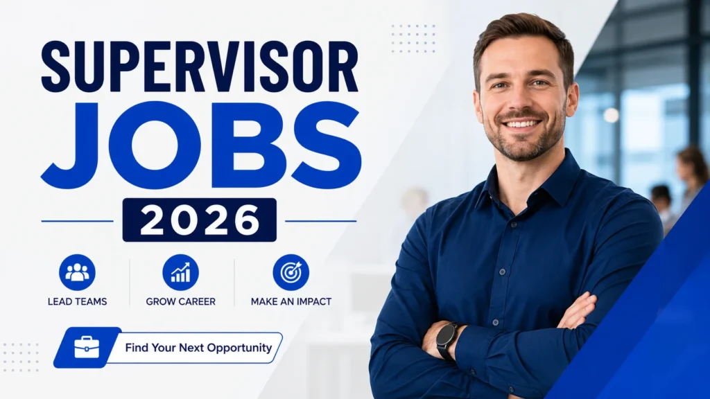 Supervisor Jobs 2026 Pakistan Easy Apply