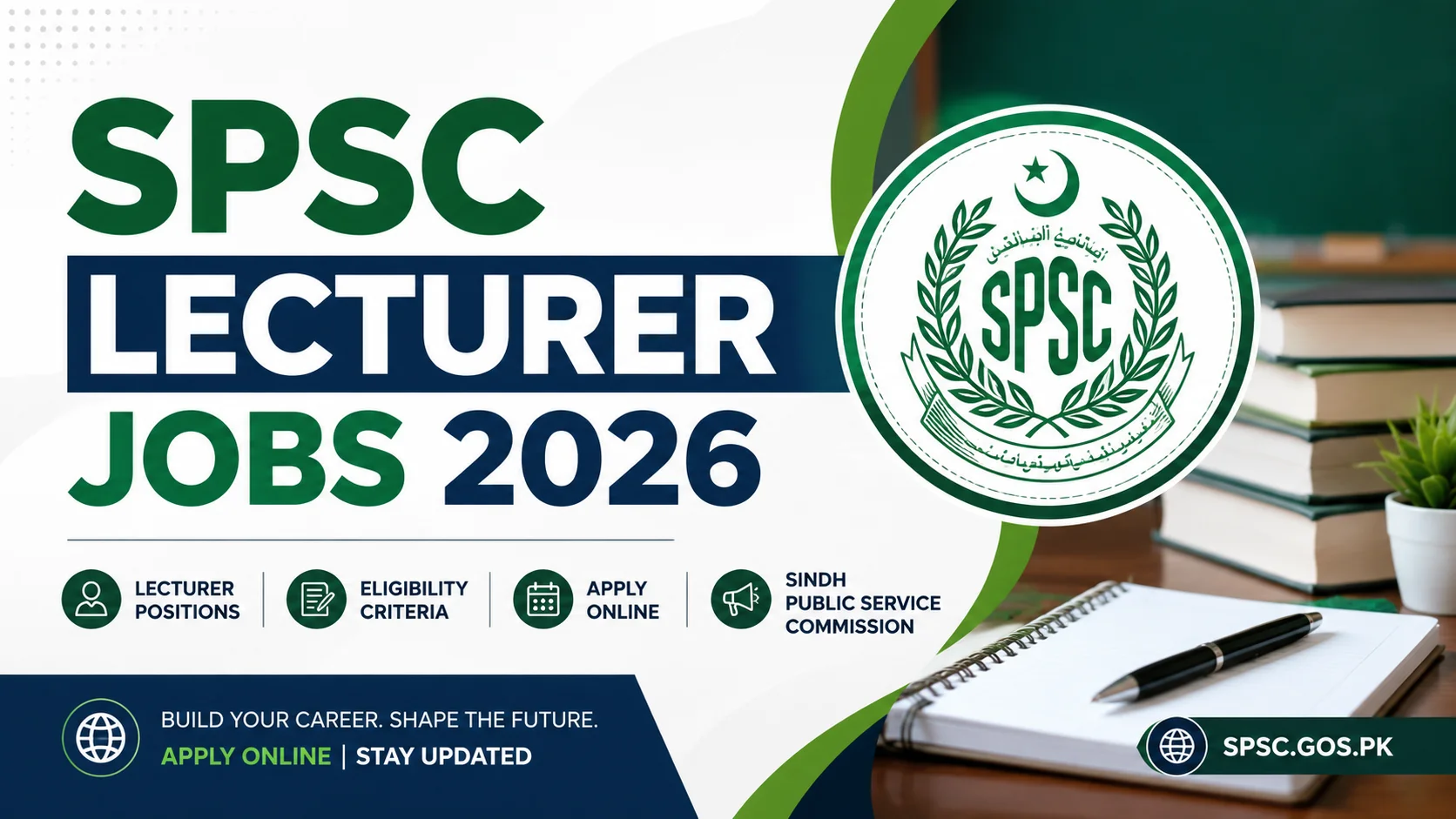 SPSC Lecturer Jobs 2026 Apply Online In Pakistan
