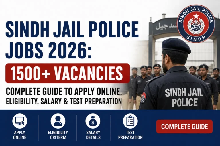 Sindh Jail Police Jobs