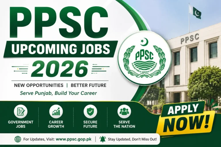 PPSC Upcoming Jobs