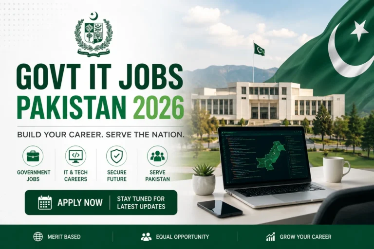 Govt IT Jobs Pakistan