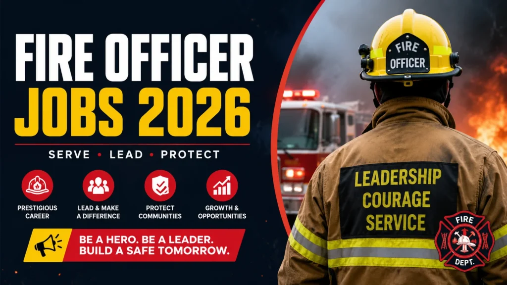 Fire Officer Jobs 2026 Pakistan No. 1 Guide