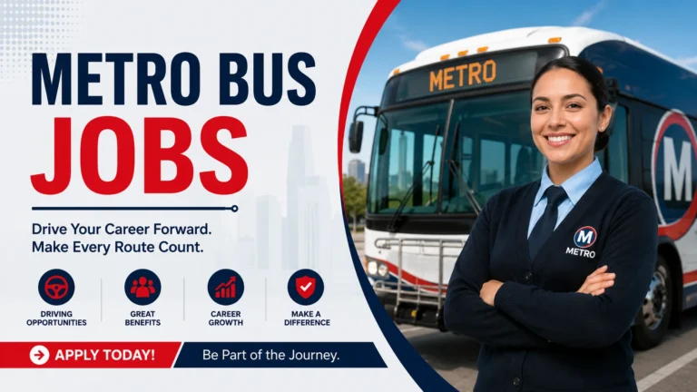 Metro Bus Jobs Online Apply 2026