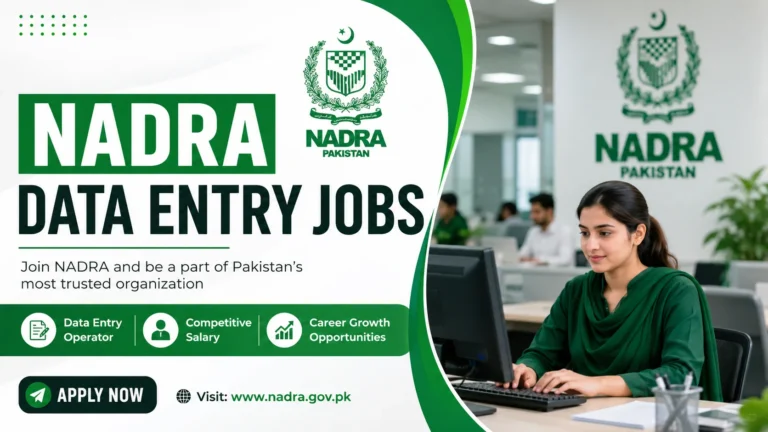 NADRA Data Entry Jobs 2026 In Pakistan