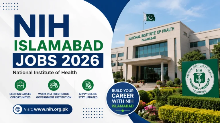 NIH Islamabad Jobs 2026 Apply Online Now