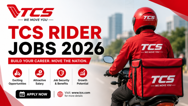 TCS Rider Jobs 2026 Online Apply In Pakistan