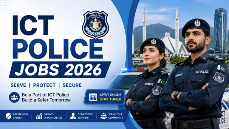 ICT Police Jobs 2026 – Apply Online For 2500+ Vacancies