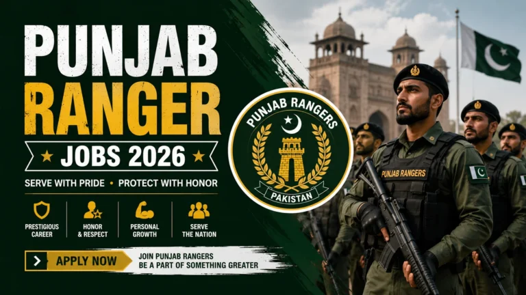 Punjab Ranger Jobs 2026 – Online Apply Last Date