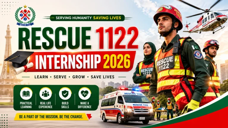 Rescue 1122 Internship 2026 – 130,000 PKR | Apply Online