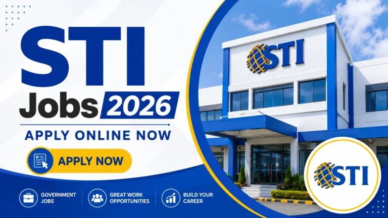 STI Jobs 2026 Apply Online Now