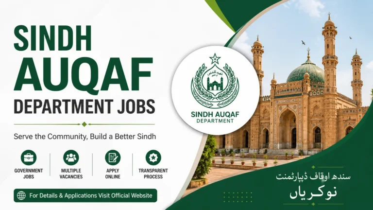 Sindh Auqaf Jobs 2026 Apply Online Now