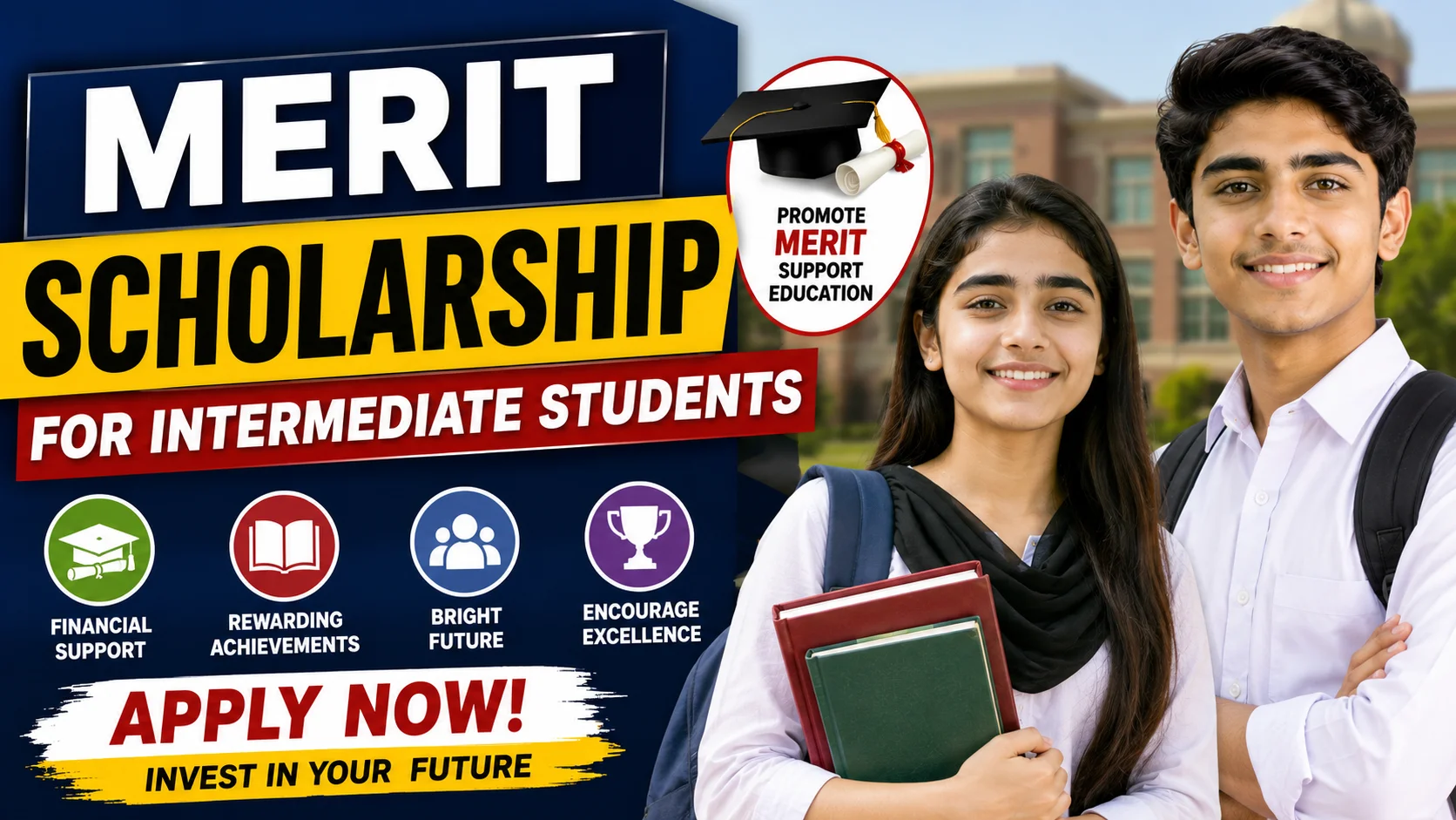 Merit Scholarship for Intermediate Students: Apply Online