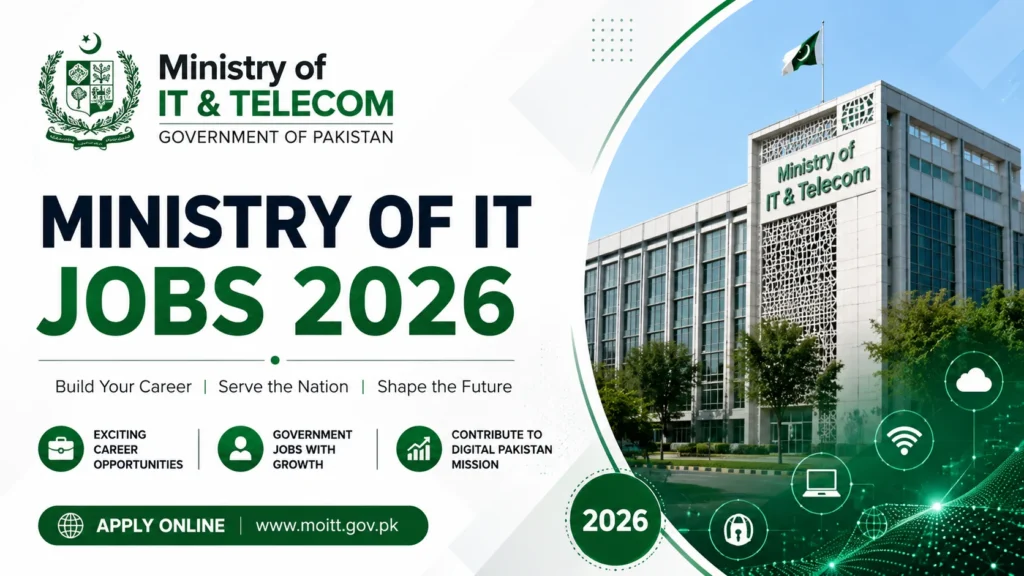 Ministry of IT Jobs 2026 Pakistan Apply Online