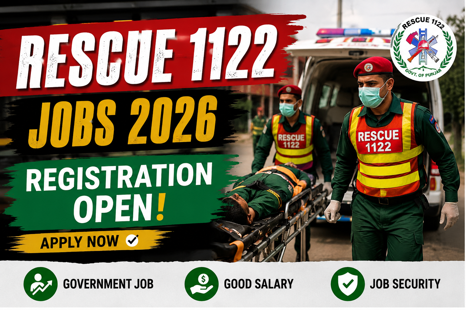 Rescue 1122 Jobs 2026 – Registration Open!