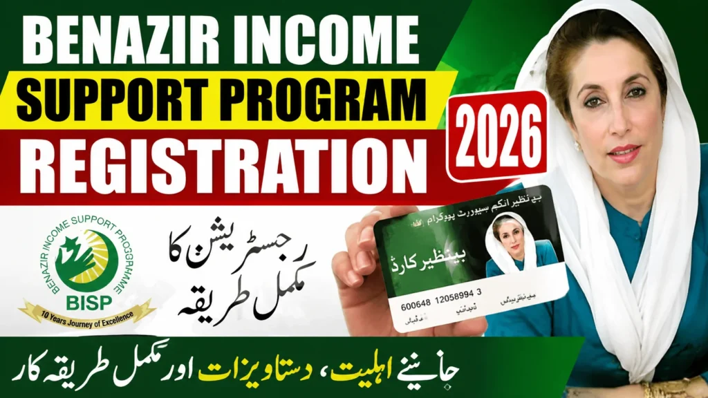 Benazir Income Support Program 2026 Registration: Apply Online