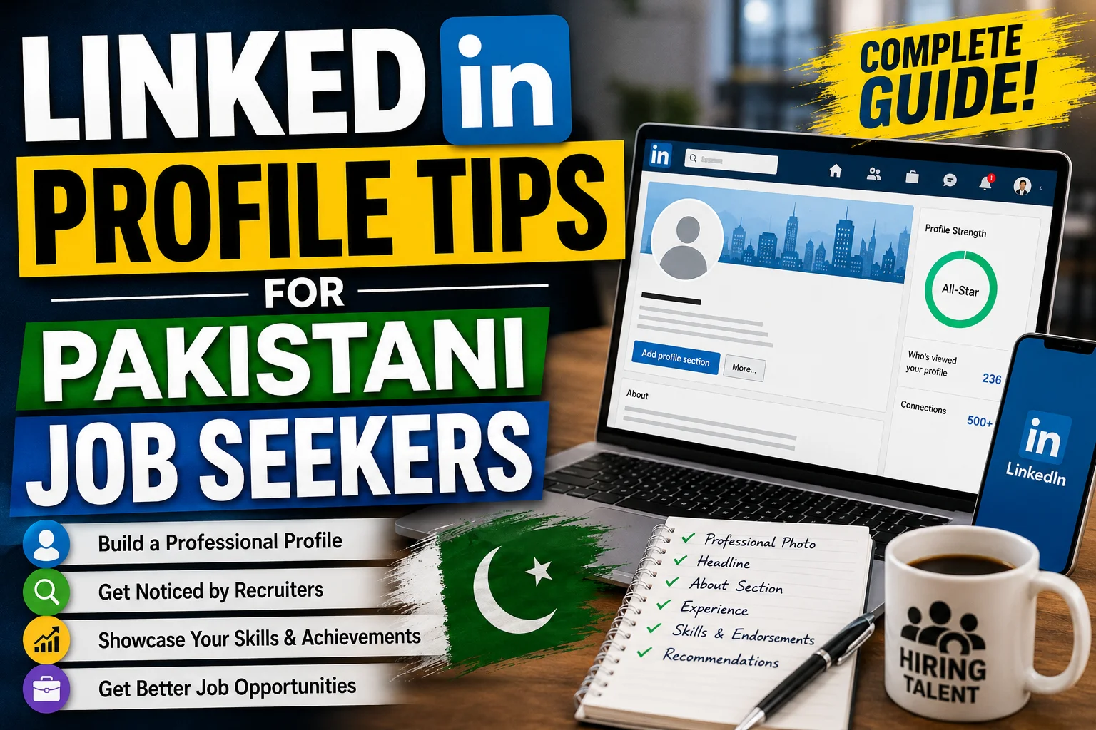 LinkedIn Profile Tips for Pakistani Job Seekers