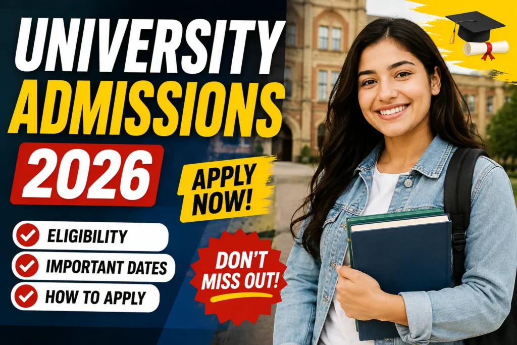 University Admissions 2026 Pakistan: Complete Deadline Guide