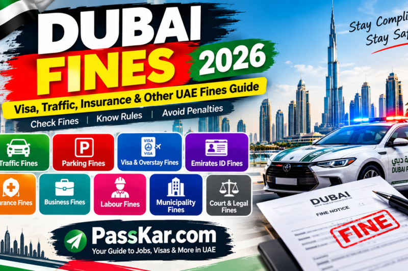 Dubai Fines 2026: Visa, Traffic, Insurance & Other UAE Fines Guide